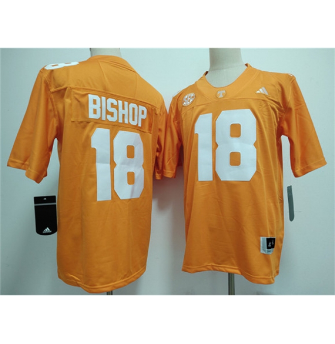 Men's Tennessee Volunteers #18 Desean Bishop Orange 2026 Stitched Jersey