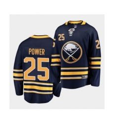 Men's Buffalo Sabres #25 Owen Power Navy Stitched Jersey