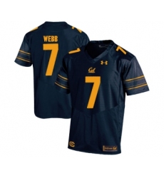 California Golden Bears 7 Davis Webb Navy College Football Jersey