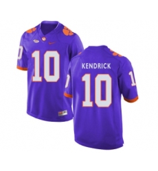 Clemson Tigers 10 Derion Kendrick Blue College Football Jersey