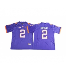 Clemson Tigers 2 Kelly Bryant Purple College Football Jersey