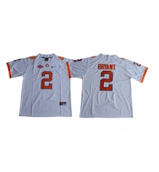 Clemson Tigers 2 Kelly Bryant White College Football Jersey