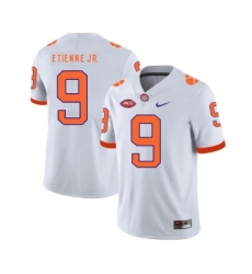 Clemson Tigers 9 Travis Etienne Jr. White Nike College Football Jersey