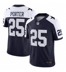 Men's Dallas Cowboys #25 Joey Porter Jr. Navy Alternate 2026 F.U.S.E. Vapor Untouchable Limited Stitched Football Jersey