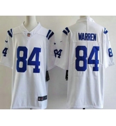 Youth Indianapolis Colts #84 Tyler Warren Limited White Vapor Jersey