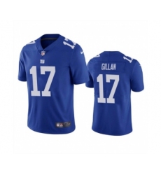 Men's New York Giants #17 Jamie Gillan Blue Vapor Untouchable Limited Stitched Jersey