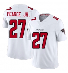 Men's Atlanta Falcons #27 James Pearce Jr White Alternate Vapor F.U.S.E Limited Stitched Jersey