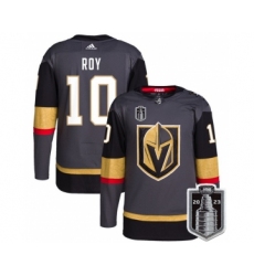 Men's Vegas Golden Knights #10 Nicolas Roy Gray 2023 Stanley Cup Final Stitched Jersey