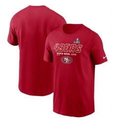 Men's San Francisco 49ers Scarlet Super Bowl LVIII Iconic T-Shirt