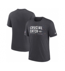 Men's New York Jets Charcoal 2021 Crucial Catch Performance T-Shirt