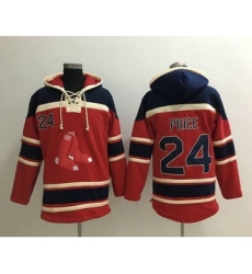 Men's Boston Red Sox #24 David Price Red Baseball MLB Hoodie