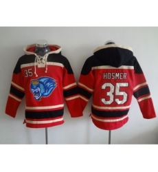 Men's Kansas City Royals #35 Eric Hosmer Red MLB Baseball Hoodie