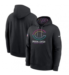 Men's Chicago Bears Black 2024 Crucial Catch Club Pullover Hoodie