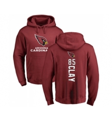 Football Arizona Cardinals #85 Charles Clay Maroon Backer Pullover Hoodie