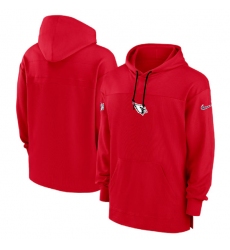 Men's Arizona Cardinals Red Performance Pullover Hoodie