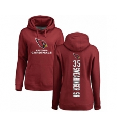 NFL Women's Nike Arizona Cardinals #35 D.J. Swearinger SR Maroon Backer Pullover Hoodie