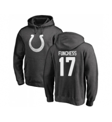 Football Indianapolis Colts #17 Devin Funchess Ash One Color Pullover Hoodie