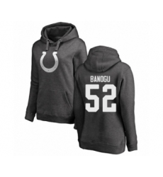 Football Women's Indianapolis Colts #52 Ben Banogu Ash One Color Pullover Hoodie