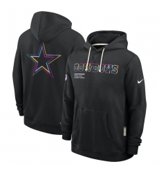 Men's Dallas Cowboys Black 2025 Crucial Catch Dri-FIT Hoodie