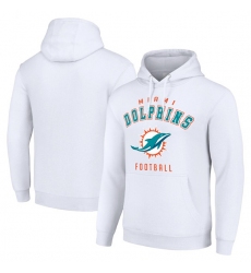 Men's Miami Dolphins White Pullover Hoodie