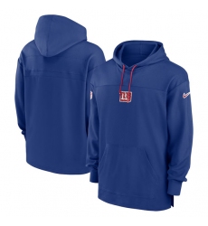 Men's New York Giants Royal Performance Pullover Hoodie