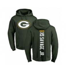 Football Green Bay Packers #26 Darnell Savage Jr. Green Backer Hoodie