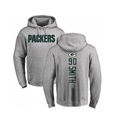 Football Green Bay Packers #90 Za'Darius Smith Ash Backer Hoodie