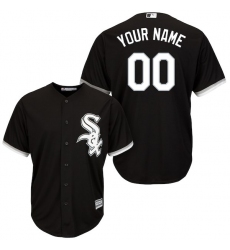 Men's Chicago White Sox Majestic Black Alternate Cool Base Custom Jersey