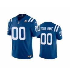 Men's Nike Indianapolis Colts Customized Blue 2023 F.U.S.E 40th Anniversary Vapor Untouchable Football Stitched Jersey