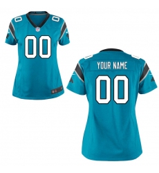 Women's Carolina Panthers Nike Panther Blue Custom Game Jersey