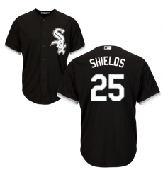 Youth Majestic Chicago White Sox #33 James Shields Replica Black Alternate Home Cool Base MLB Jersey