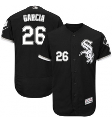 Men's Majestic Chicago White Sox #26 Avisail Garcia Black Flexbase Authentic Collection MLB Jersey