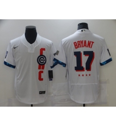 Men's Chicago Cubs #17 Kris Bryant Nike White 2021 MLB All-Star Game Authentic Jersey