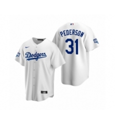 Men's Los Angeles Dodgers #31 Mike Piazza Royal 2020 World Series Champions Replica Jersey