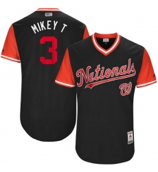 Men's Majestic Washington Nationals #3 Michael Taylor 
