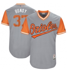 Men's Majestic Baltimore Orioles #37 Dylan Bundy 
