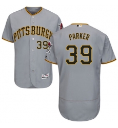 Men's Majestic Pittsburgh Pirates #39 Dave Parker Grey Road Flex Base Authentic Collection MLB Jersey