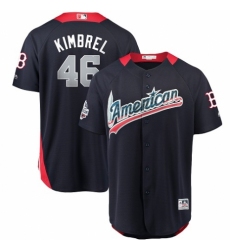 Youth Majestic Boston Red Sox #46 Craig Kimbrel Game Navy Blue American League 2018 MLB All-Star MLB Jersey