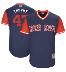 Men's Majestic Boston Red Sox #47 Tyler Thornburg 