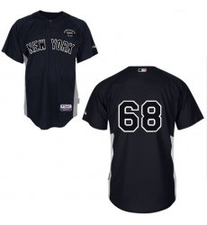 Men's Majestic New York Yankees #68 Dellin Betances Authentic Black GMS 