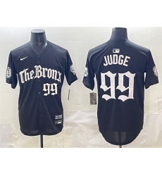 Men's New York Yankees #99 Aaron Judge Black 'Gothic Legacy Edition' Vapor Premier Limited Stitched Baseball Jersey