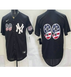 Men's New York Yankees #99 Aaron Judge Black USA 250 Fourth of July Stitched Baseball Jersey