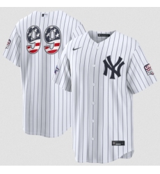 Men's New York Yankees #99 Aaron Judge White 2026 All-Star Edition Stars & Stripes & USA 250 Fourth of July Home Stadium Stitched Baseball Jersey