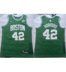 Men's Boston Celtics #42 Al Horford Green Icon Edition Stitched Basketball Jersey