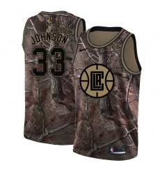 Youth Nike Los Angeles Clippers #33 Wesley Johnson Swingman Camo Realtree Collection NBA Jersey