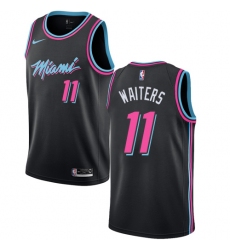 Youth Nike Miami Heat #11 Dion Waiters Swingman Black NBA Jersey - City Edition