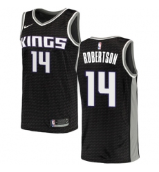 Youth Nike Sacramento Kings #14 Oscar Robertson Swingman Black NBA Jersey Statement Edition