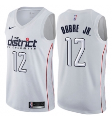 Men's Nike Washington Wizards #12 Kelly Oubre Jr. Swingman White NBA Jersey - City Edition