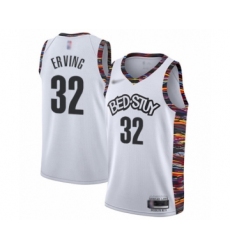 Women's Brooklyn Nets #32 Julius Erving Swingman White Basketball Jersey - 2019 20 City Edition