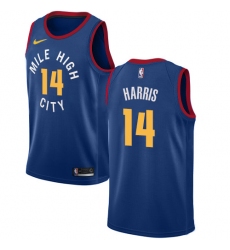 Men's Nike Denver Nuggets #14 Gary Harris Swingman Light Blue Alternate NBA Jersey Statement Edition